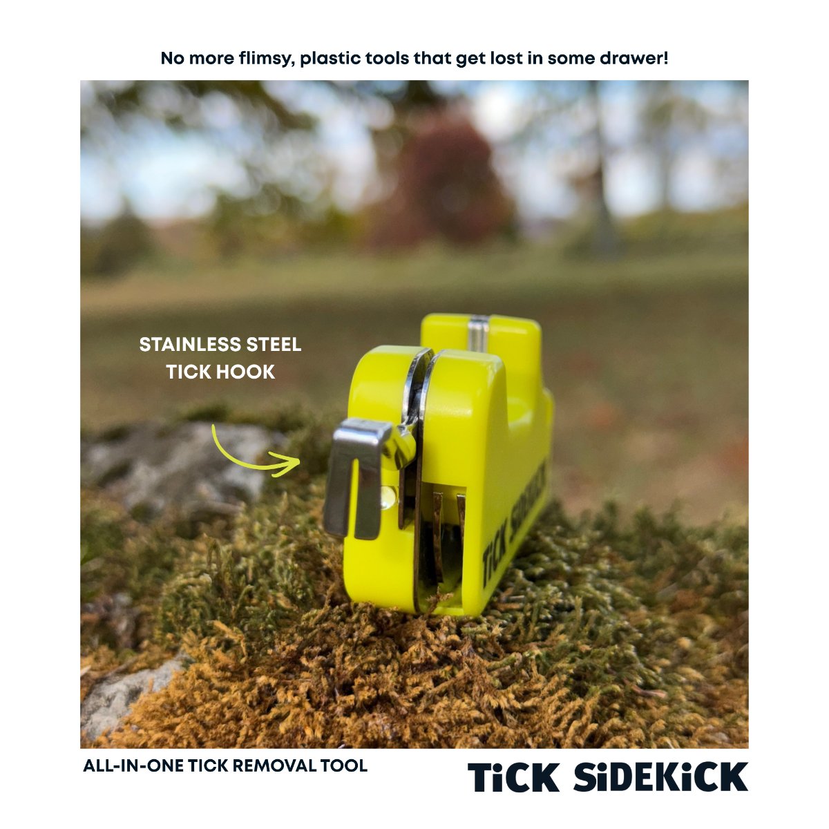 TiCK SiDEKiCK stainless steel tick hook